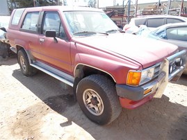1988 Toyota 4Runner SR5 Burgundy 3.0L AT 4WD #Z21501